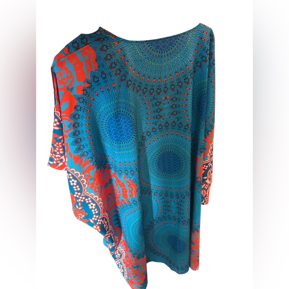Colorful Open-Front Women's BOho top
One size fits most NWOT